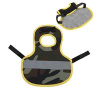 Abbto Lot de 2 harnais de poulet, gilet réfléchissant pour animaux de compagnie, vêtement réglable, tablier de selle de poule, gilet réfléchissant de sécurité