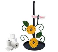 Abbto Lot de 3 porte-serviettes en papier mignon, décoration et accessoires de cuisine, comptoir de ferme jaune