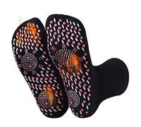 Abbto Lot de 5 chaussettes auto-chauffantes anti-fatigue pour la santé - Chaussettes thérapeutiques de réflexologie qui massent le pied du chauffage pour le soulagement