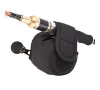 Abbto Lot de 5 housses pour moulinets de pêche | housse de protection pour moulinet de pêche - couvre-moulinet portables pour cannes à Spinning, utilisation sans démontage, protection contre les chocs