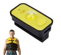 Abbto Lumière stroboscopique Jacket Life,Lumière de localisation Automatique des survivants | Détecteur de Faisceau à Haute intensité activé par l'eau, Balise Clignotante à LED de Sauvetage à Longue