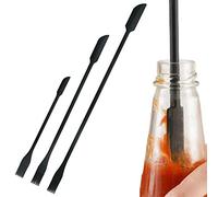 Abbto Mini grattoir en silicone | Mini spatule à double face de 3 pièces pour le maquillage Last Drop, mini spatule multifonction Last Drop pour lotion maquillage, fond de teint, crème pour visage