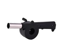 Abbto Souffleur manuel - Mini ventilateur portable avec manivelle, ventilateur d'air pour barbecue, soufflet de feu avec poignée manuelle pour barbecues au charbon en plein air pour cuisiner