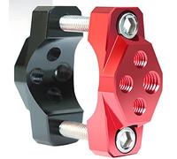 Abbto Support de guidon pour vélo - Supports de montage pour vélo à colorier anodisés Pinces pour guidon de vélo, vélo, moto, pince de pare-chocs clip lumière auxiliaire pour moto