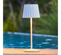 Lumisky Lampe de table ABBY LED sans fil blanc H30 cm