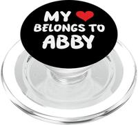 Abby - My Heart Belongs to Abby - Love PopSockets PopGrip pour MagSafe