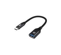ABBY18B changeur de genre de câble USB-C USB-A Noir