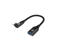 Conceptronic Adaptateur USB‑C coudé 90° vers USB‑A ABBY19B – OTG, USB 3.2 Gen 2 10 Gbit/s