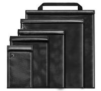 Abbylike Lot de 5 Sacs Faraday pour téléphones Portables 5 Tailles - Ignifuge - pour Ordinateur Portable - Résistants à l'eau - Bloque Les signaux pour clé de Voiture, Protection de Tablette
