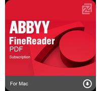 ABBYY Logiciel FineReader PDF pour Mac – Abonnement GOV/NPO/EDU 1 an