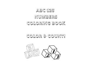 ABC 123 Coloring & Learning Book!