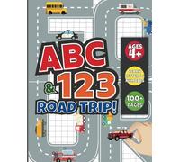 ABC & 123 ROAD TRIP!: Alphabet, Numbers & Line Tracing. Fun Handwriting Practice for Toddlers & Preschoolers