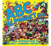 ABC Alphabet Book: Plus Introduction To Early Learning Concepts: Words, Numbers, Colours, Shapes, and More!