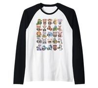 ABC Animals - Alphabet Learning Education Back to School Manche Raglan