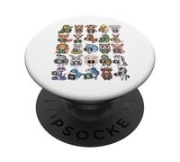 ABC Animals - Alphabet Learning Education Back to School PopSockets PopGrip Adhésif