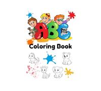 ABC Animals Coloring Book for Kids Ages 3-7: Single-Sided Pages Edition