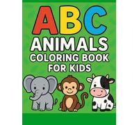ABC Animals Colouring Book for kids: Learn the Alphabet with Cute Jungle and Farm Animals - Fun Educational Coloring Activities for Ages 3-8
