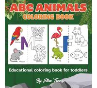 ABC Animals: Educational coloring book for toddlers