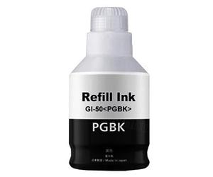 ABC Bouteille de Recharge d'encre Compatible pour Canon GI-50 PGBK Noir Pixma G5050 G5055 G6050 G6055 G7050 GM2050 GM4040 GM4050 de