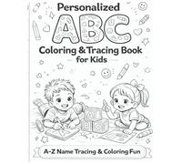 ABC Coloring and Tracing Books for Kids: A-Z Tracing and Coloring Fun