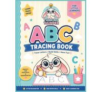 ABC Coloring & Tracing Book for Kids Ages 3-5: Learn Letters A-Z with Thumper the Bunny | Trace Uppercase & Lowercase Letters, Color Cute Alphabet Pictures, and Build Early Writing Skills