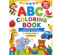 ABC Colouring Book | Fun Learning and Colouring Workbook for Kids Ages 2-5 | Big Alphabet Letters to Colour, Trace, and Recognise | Books for Toddlers & Preschoolers