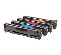 ABC Compatible 4X Cartouche Toner pour HP LaserJet Pro 200 Color m251n m251nw m276n m276nw m 251 m 251n m 251nw m 276 m 276n m 276nw 131x cf210x 131a cf210a cf211a cf212a cf213a de
