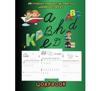 ABC Cursive Handwriting Practice Workbook for Kids Ages 4-8: Fun and Engaging Practice for Letters, Words, and Sentences | Improve Writing Skills with Traceable Worksheets