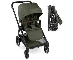 ABC Design City Life - Poussette & Poussette Sport jusqu'à 22 kg, Siège Réversible, Position Couchée, Glissière Télescopique & Grand Panier à Courses Jusqu'à 10 kg - Poussette Compact City - Avocat