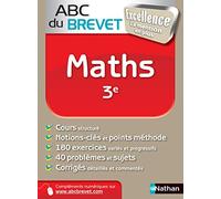 ABC du BREVET Excellence Maths 3e