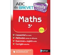 ABC du BREVET Réussite Maths 3e
