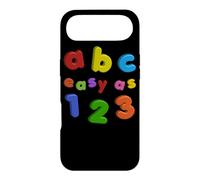 ABC Easy As 123 Aimants colorés pour réfrigérateur Motif Lettres de l'alphabet minuscules Coque pour iPhone Air