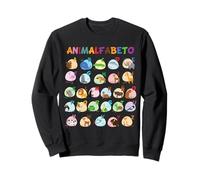 ABC Espagnol Identification des Animaux A-Z Alphabet Sweatshirt
