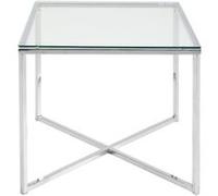 Accessoire de cuisine GENERIQUE Abc home table d'appoint chromée de style scandinave argent