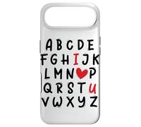 ABC I Love U Heart Valentine's Day I Heart You Alphabet Coque pour iPhone Air