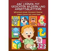 Abc Lernen Mit Gedichten Bildern Und Arbeitsblaettern Woerterbuch Kinder Montessori Material Englisch Deutsch Esl Letters Game: Meine Ersten 100 Buchstaben Und Woerter Duden Karteikasten Vokabeln Lern