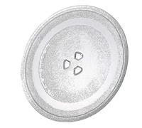 ABC Products Plateau tournant universel en verre pour four à micro-ondes avec 3 fixations, 245 mm / 24,5 cm / 9,65 pouces