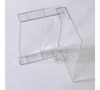 abc promedia Lot de 10 Pochettes d'archivage pour Cassettes de Musique MC Transparent/Ultra Transparent sans Broche