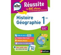 Histoire-Géographie 1re – ABC Réussite – Bac 2026 – Cours, Méthode, Exercices et Corrigés guidés