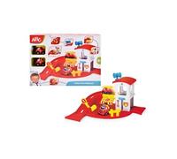 Dickie Toys Station de pompiers Felix, rampe, 2 voitures, 42 x 33 cm, dès 12 mois, multicolore