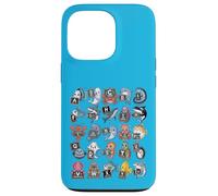 ABC Under The Sea T-Shirt Motif Animaux de l'océan Alphabet Coque pour iPhone 13 Pro