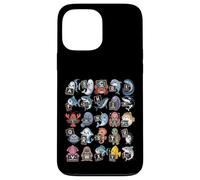 ABC Under The Sea T-Shirt Motif Animaux de l'océan Alphabet Coque pour iPhone 13 Pro Max