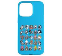 ABC Under The Sea T-Shirt Motif Animaux de l'océan Alphabet Coque pour iPhone 15 Pro Max