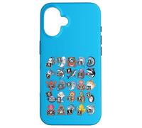 ABC Under The Sea T-Shirt Motif Animaux de l'océan Alphabet Coque pour iPhone 16