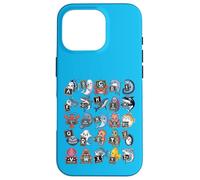 ABC Under The Sea T-Shirt Motif Animaux de l'océan Alphabet Coque pour iPhone 16 Pro