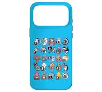 ABC Under The Sea T-Shirt Motif Animaux de l'océan Alphabet Coque pour iPhone 17 Pro Max