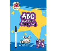 Abc Wipe-Clean Activity Book For Ages 3-5 (With Pen)