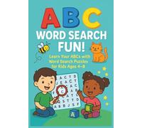 ABC Word Search Puzzle Book for Kids: Alphabet-Shaped Puzzles with Easy-to-Read Print , Fun Vocabulary, and Early Alphabet Learning | 6x9 inches, 40 ... Great for Vacations, Holidays, and Quiet Time