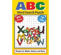 ABC Word Search Puzzle Book: Word Searches with Easy to Read Print about Alphabet, ABC, English Words and More | 6x9 inches, 110 pages | 50+ Puzzles ... Gift for Vacations, Holidays and Free Times
