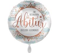 ABC18 Ballon en plastique "Pour la réussite du baccalauréat" | Ø 43 cm